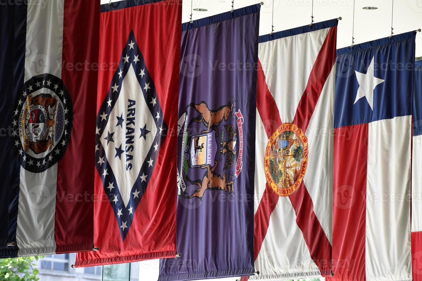 confederation many states united states of america flags photo