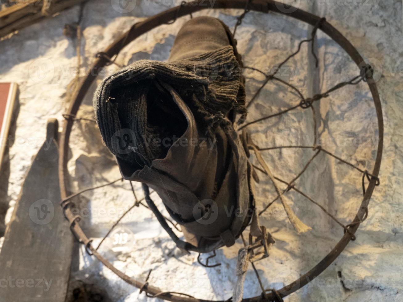 first world war wwi snow boot photo