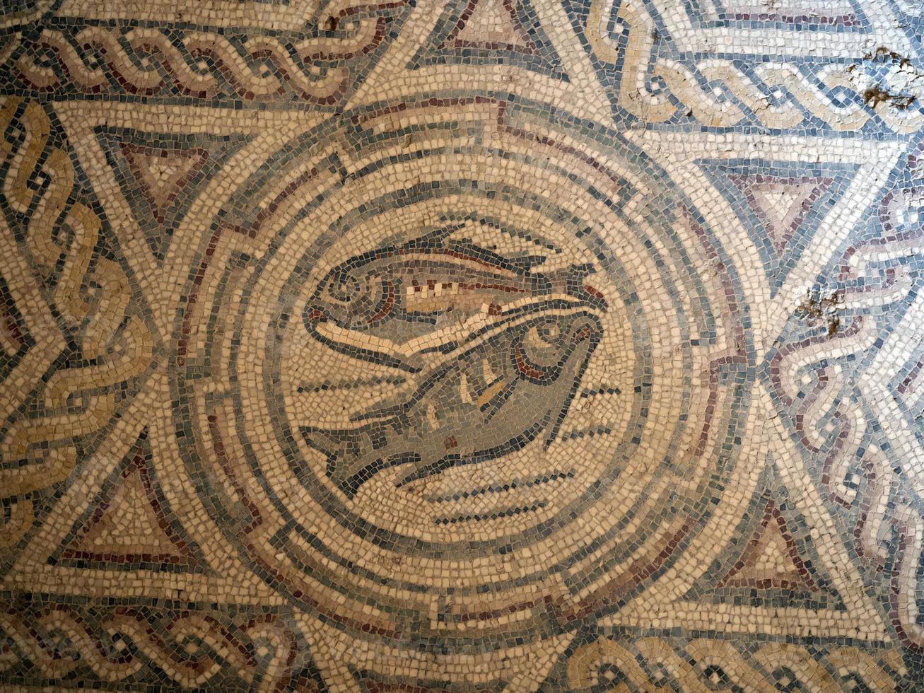 Ancient Roman mosaic of Villa del Casale, Sicily photo