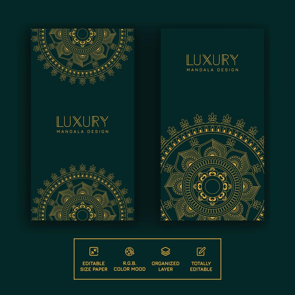 Top luxury colorful mandala background with arabesque pattern vector