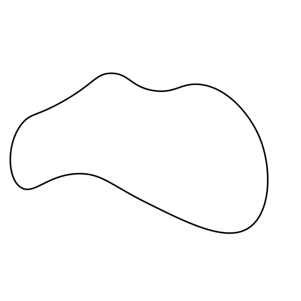 Abstract Monoline Shape vector