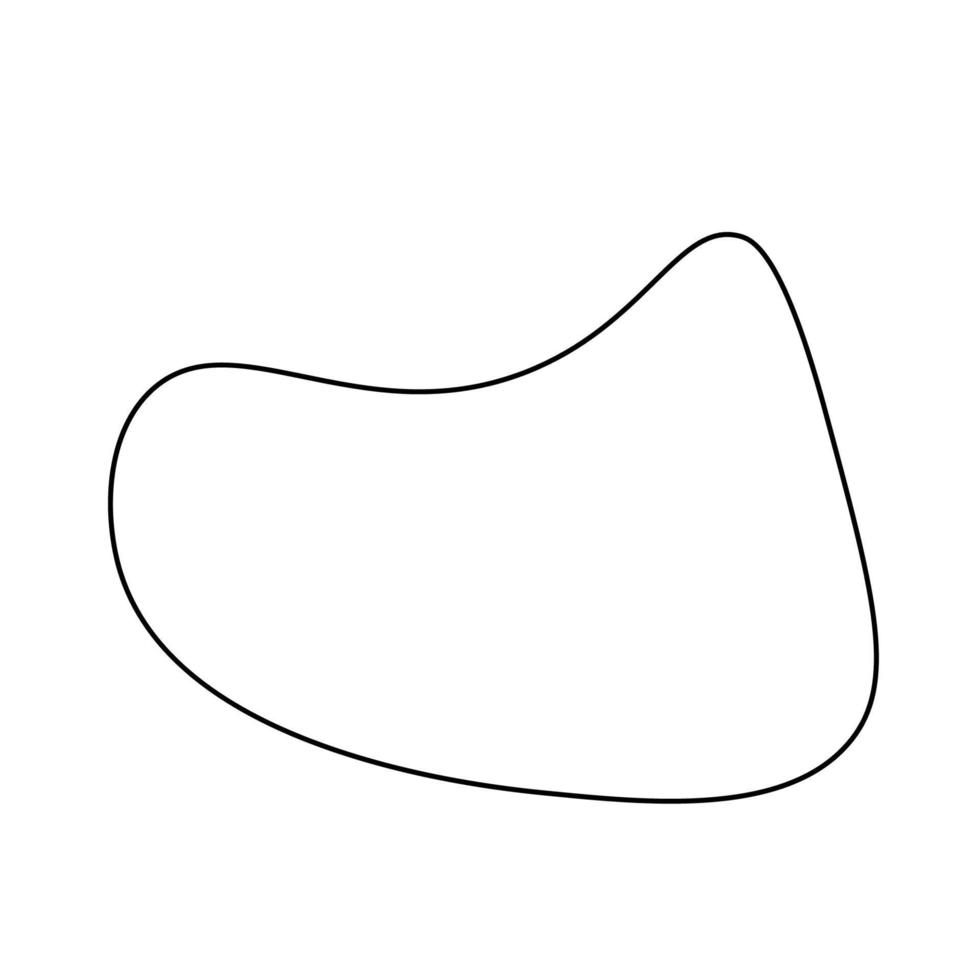 Abstract Monoline Shape vector