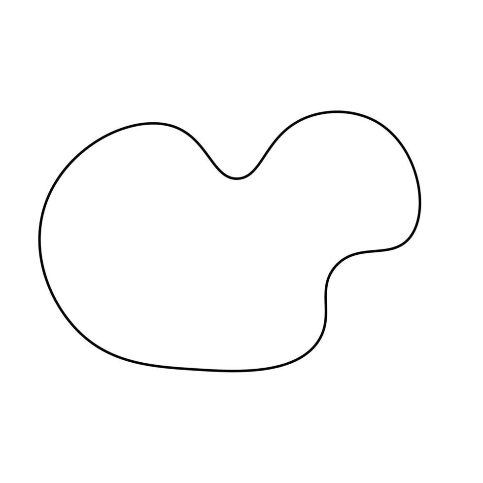Abstract Monoline Shape vector