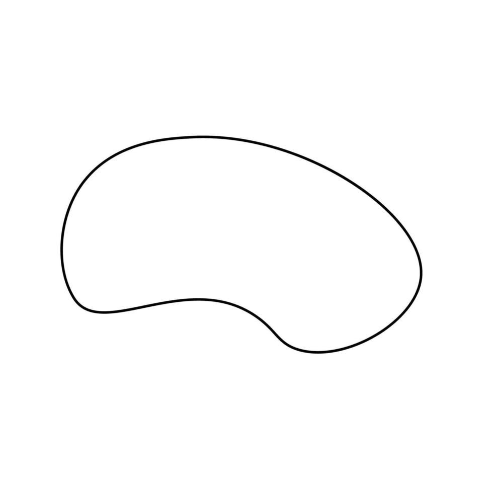 Abstract Monoline Shape vector