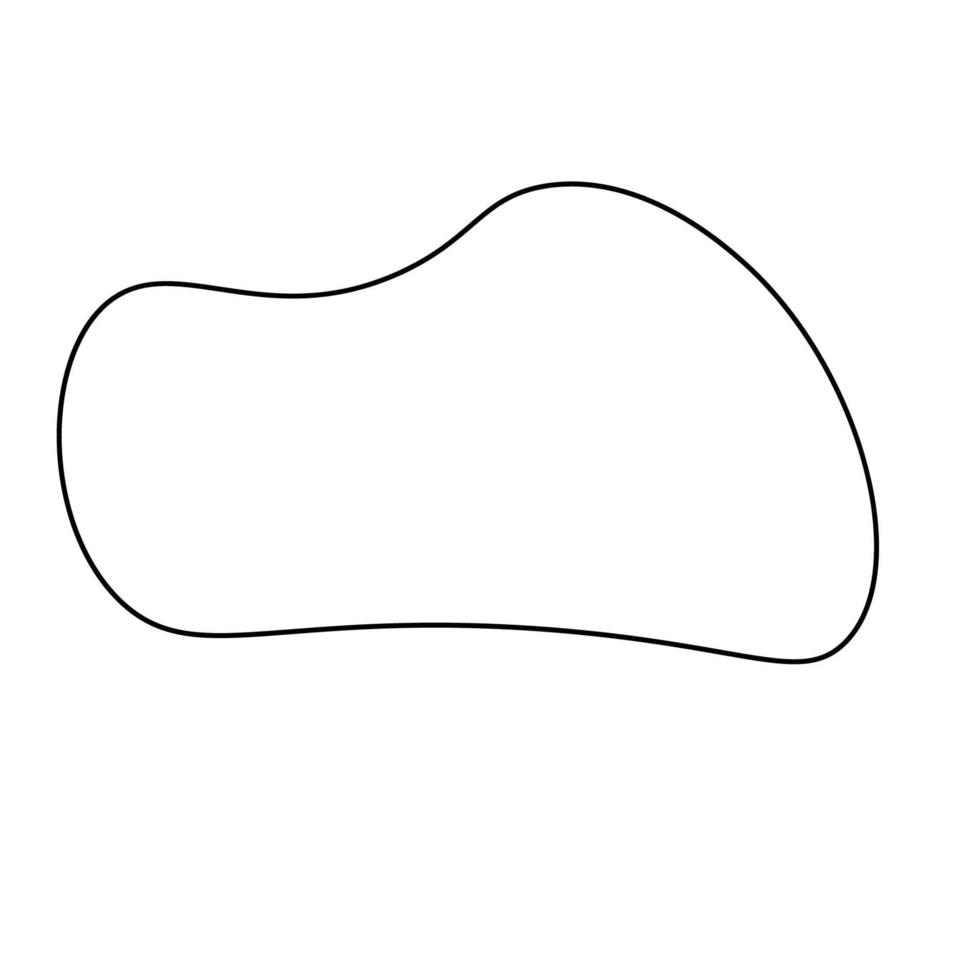 Abstract Monoline Shape vector
