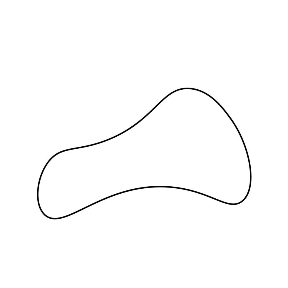 Abstract Monoline Shape vector