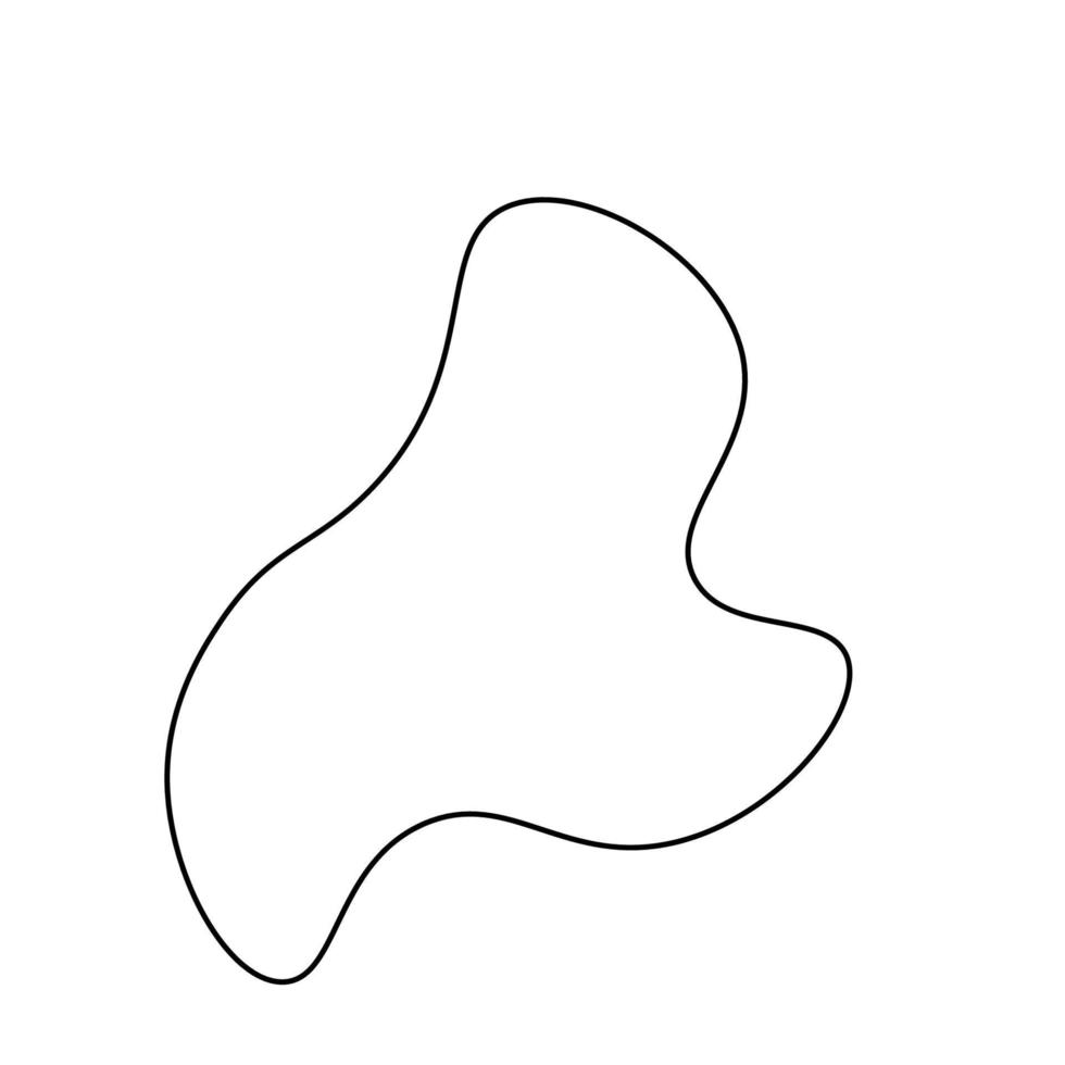 Abstract Monoline Shape vector