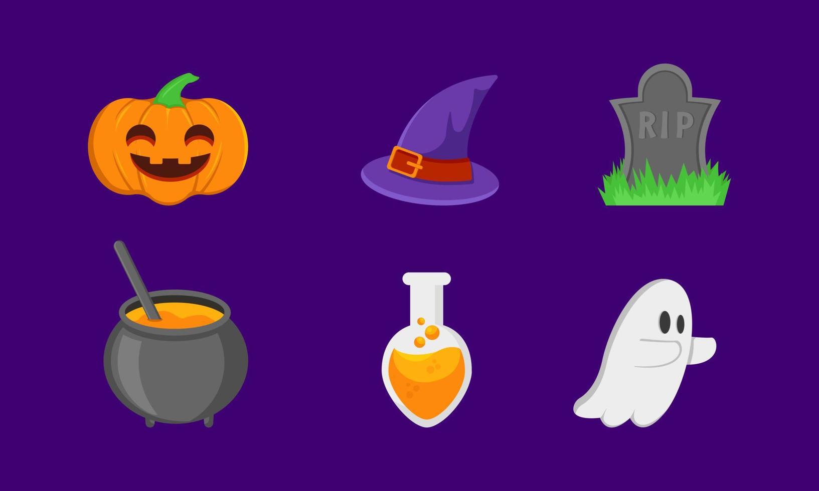 Halloween Character Collection vector