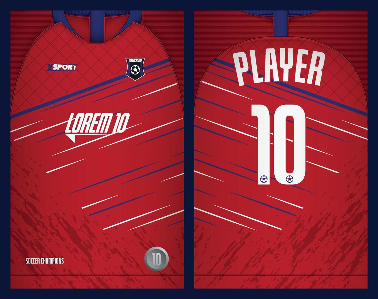 Soccer jersey design for sublimation, sport t shirt design vector