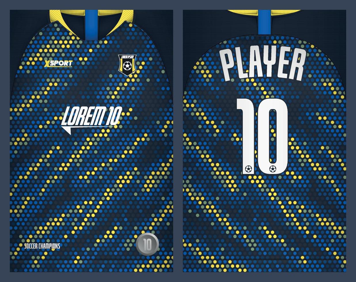 Soccer jersey design for sublimation, sport t shirt design vector