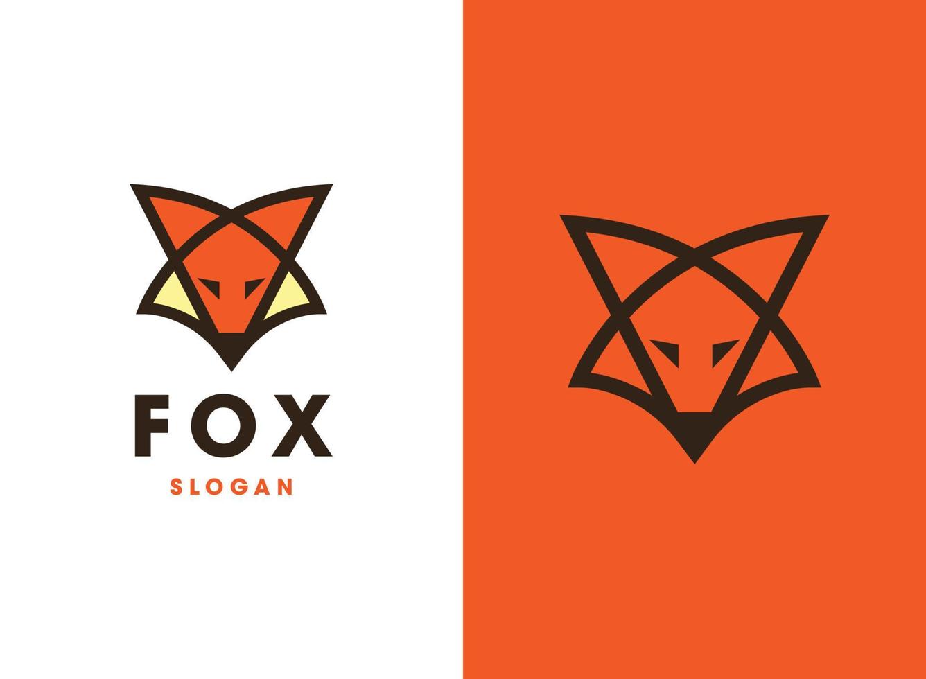 Fox Head Logo vector