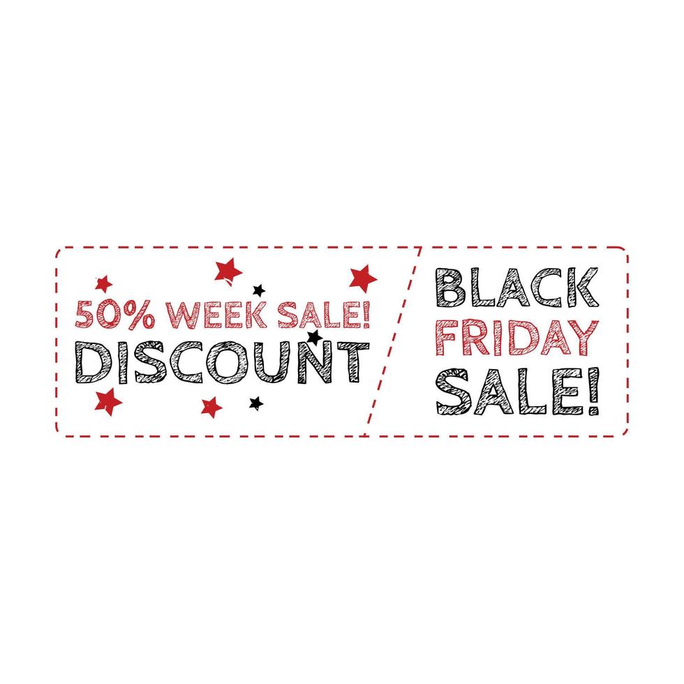 Grunge stamp and text black friday outline vector
