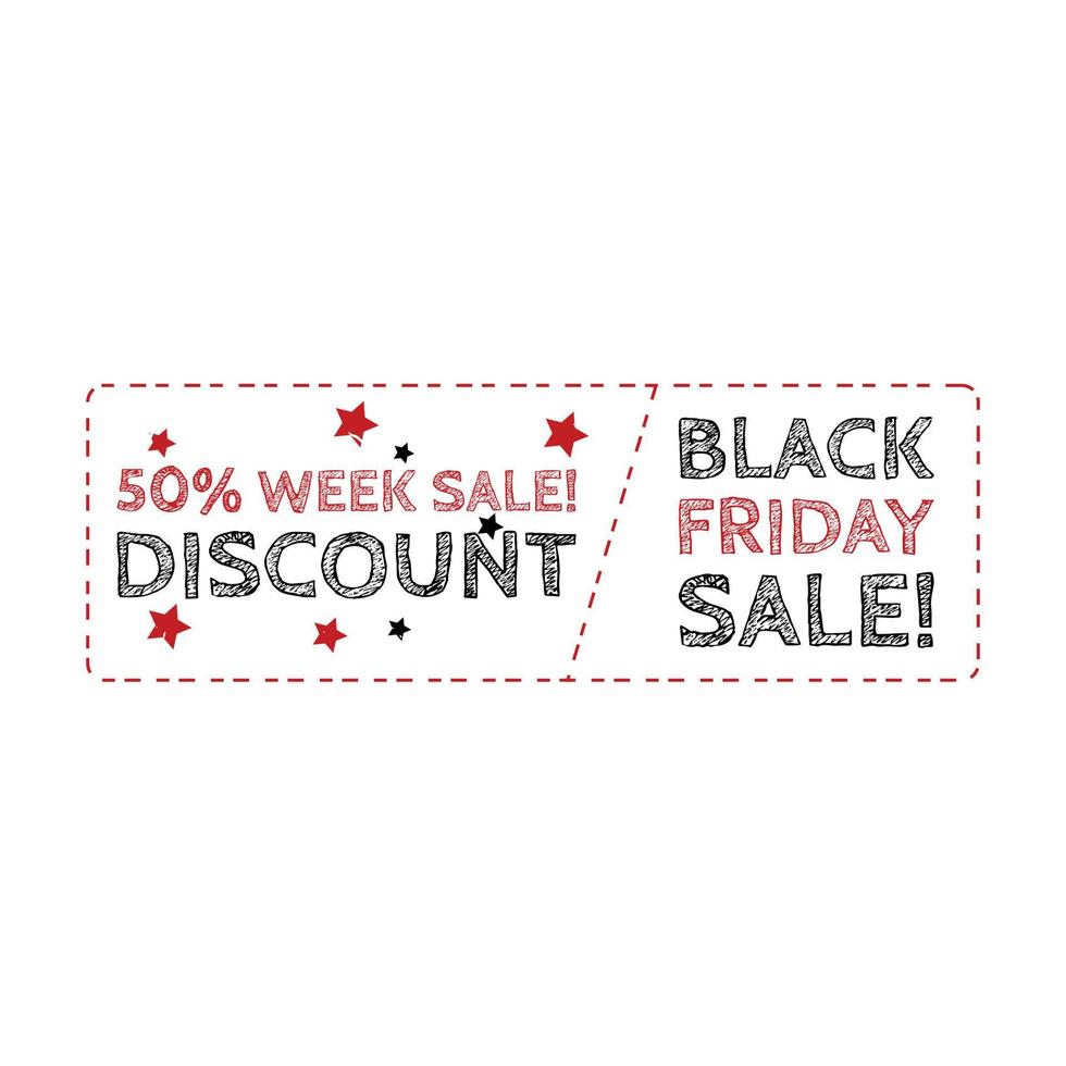 Grunge stamp and text black friday outline vector