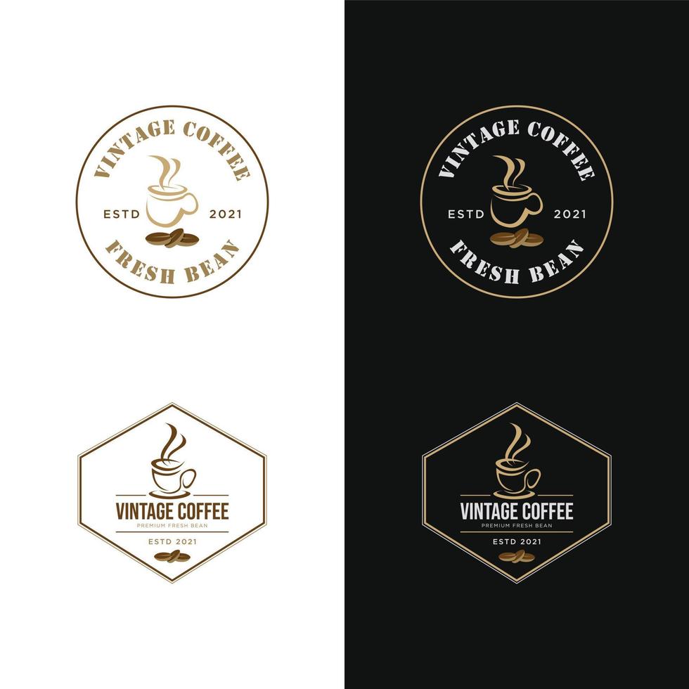 Coffee and chocolate shop vintage logo 11971572 Vector Art at Vecteezy