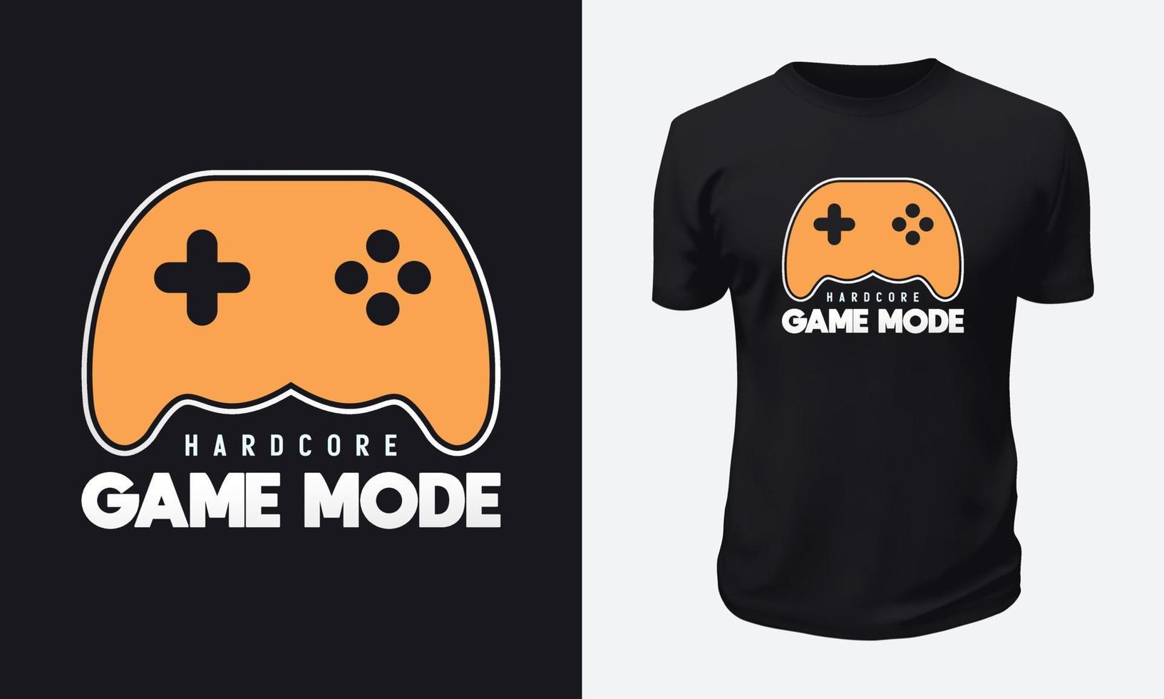 Gaming T-shirt Design vector