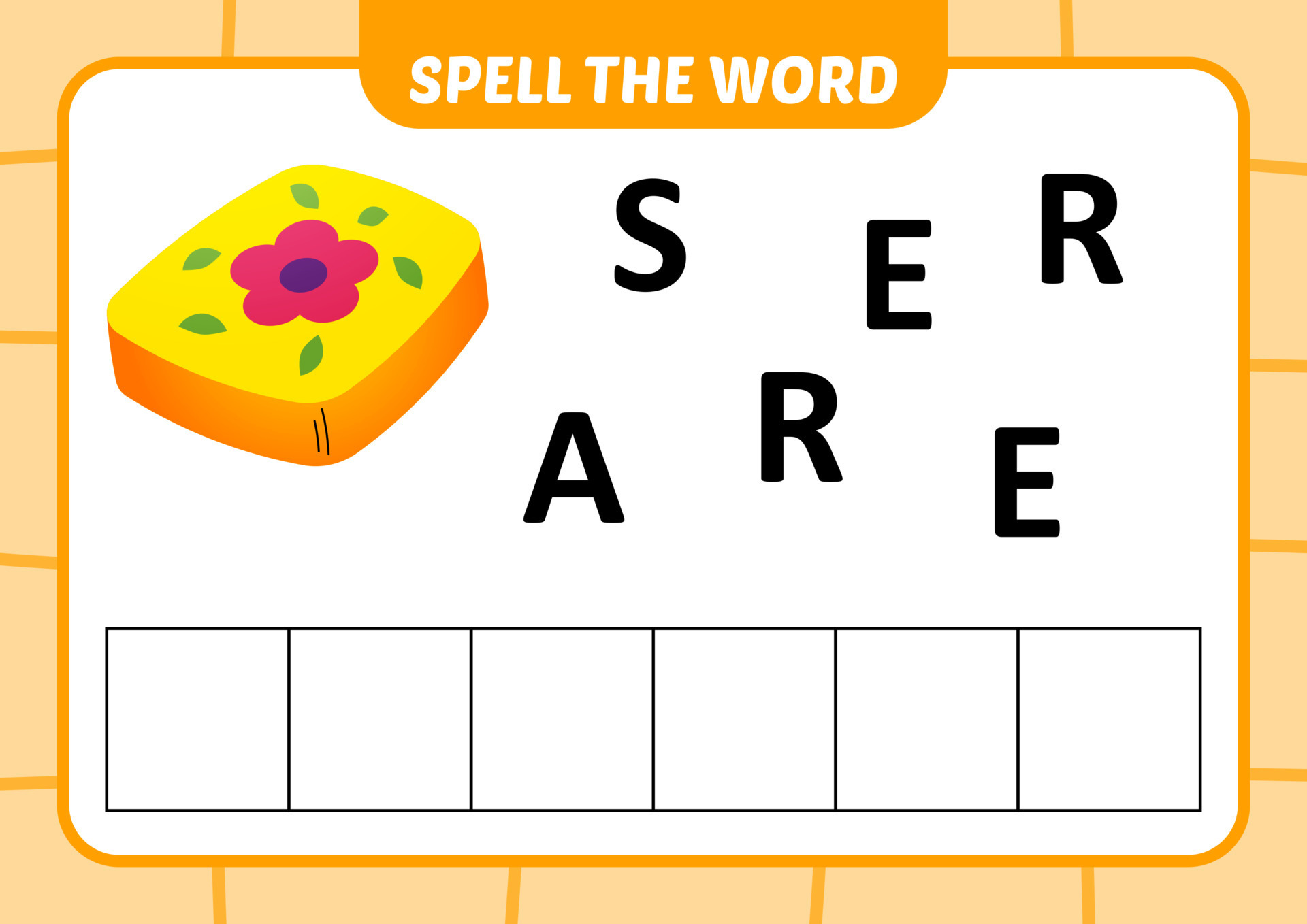 spell the word for kids, eraser vector 11971724 Vector Art at Vecteezy