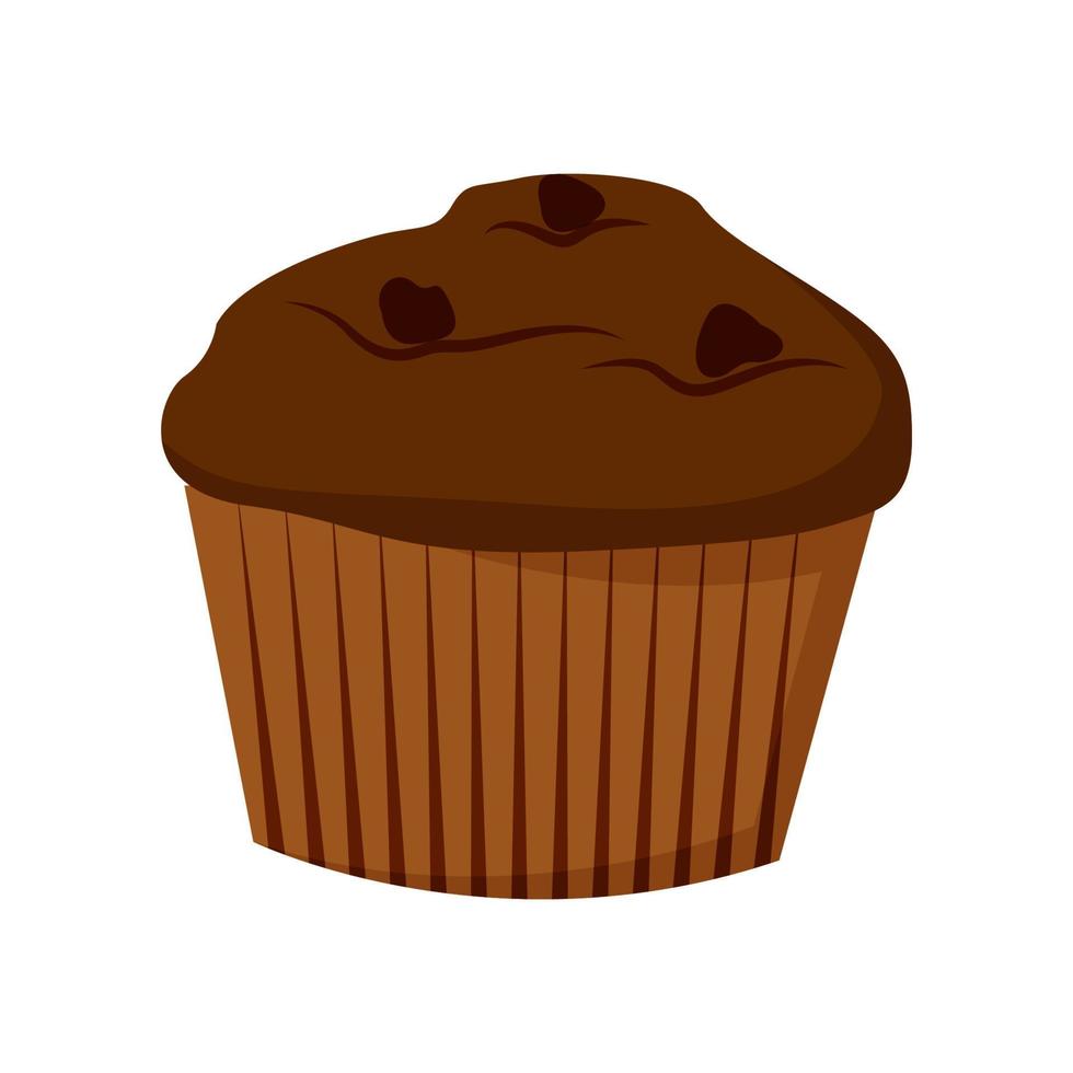 lindo de muffin vector