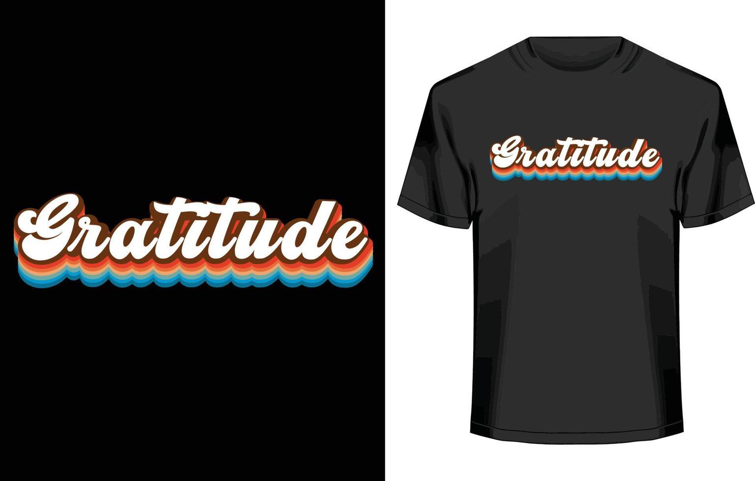 Retro wavy typography t-shirt design vector