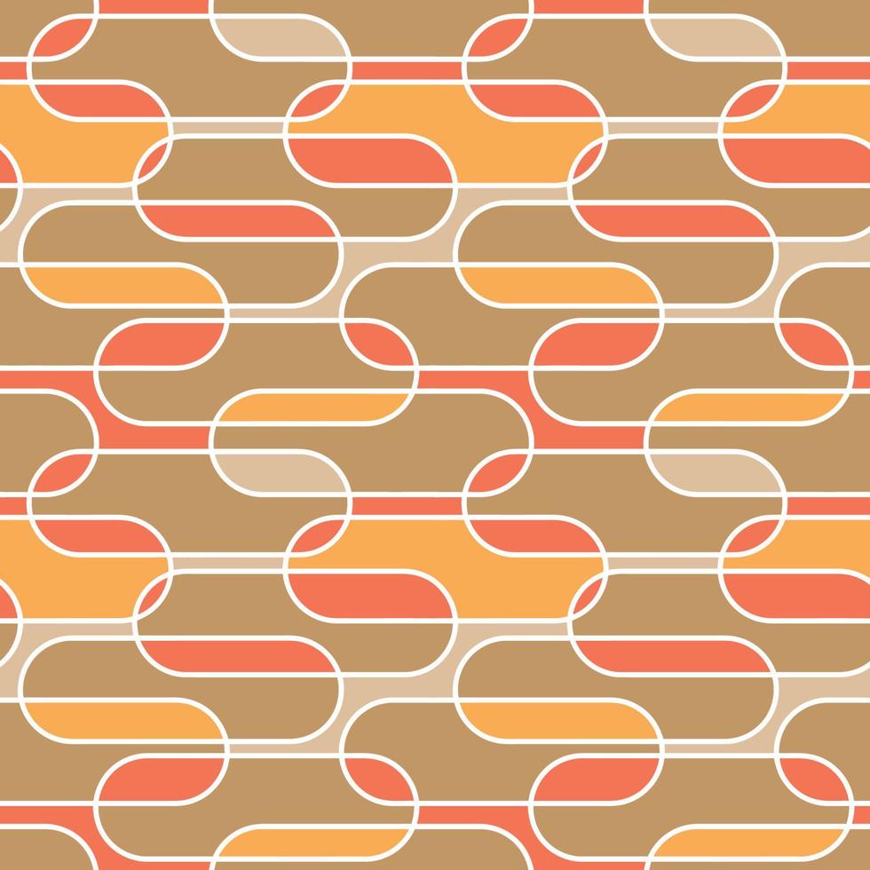 Seamless abstract chain pattern, Vector illustration
