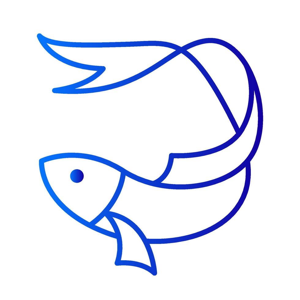 Fish Logo Icon Symbol vector