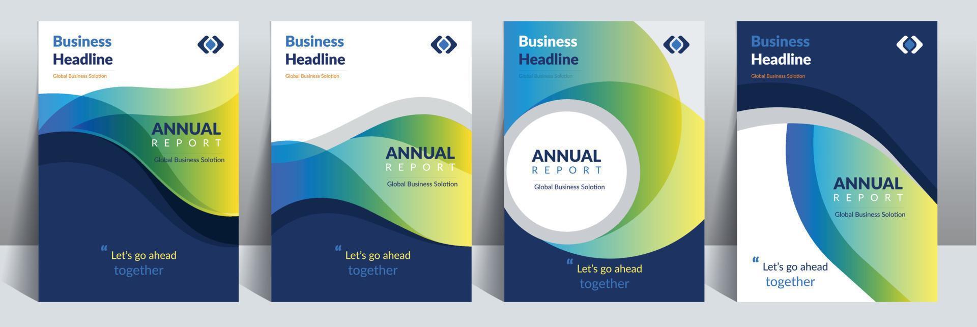 Annual Report Catalog Cover Design Template is adept to the Multipurpose Project such as a brochure, proposal, flyer, poster, presentation, catalog, cover, booklet, website, magazine, portfolio, etc vector