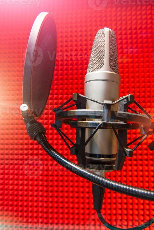 recording studio microphone photo