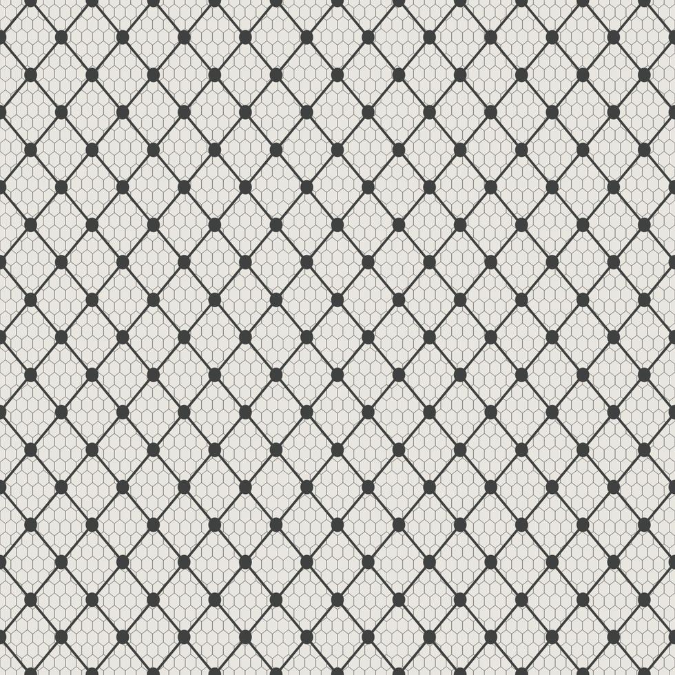 Abstract seamless geometric grid net pattern. Vector art.