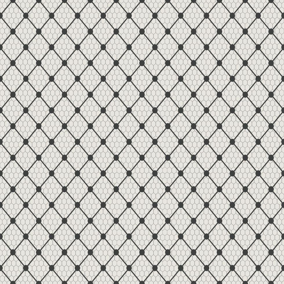 Abstract seamless geometric grid net pattern. Vector art.
