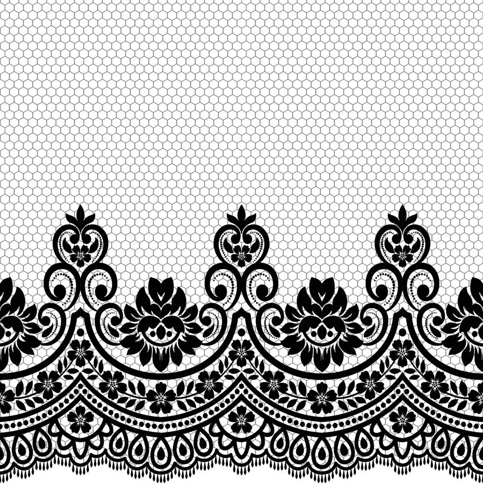 Vertical Seamless pattern lace. 11972167 Vector Art at Vecteezy