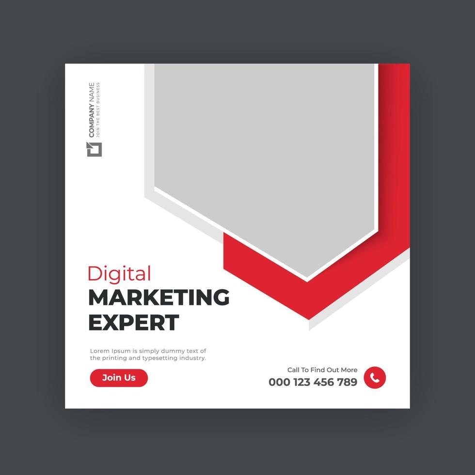 Business and marketing social media banner vector