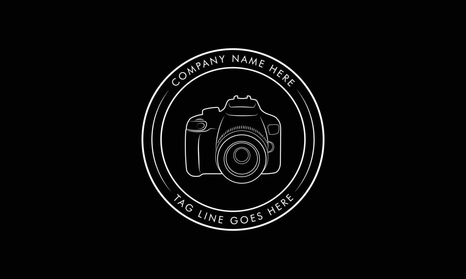 Photo camera line icon, outline vector logo illustration, linear pictogram isolated on white background