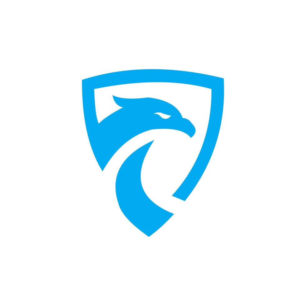 illustration logo design eagle for icon vector