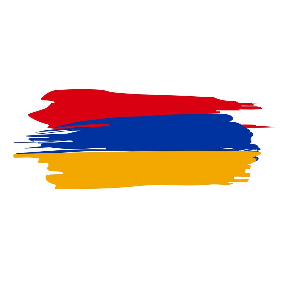 vector de bandera nacional armenia eps 10