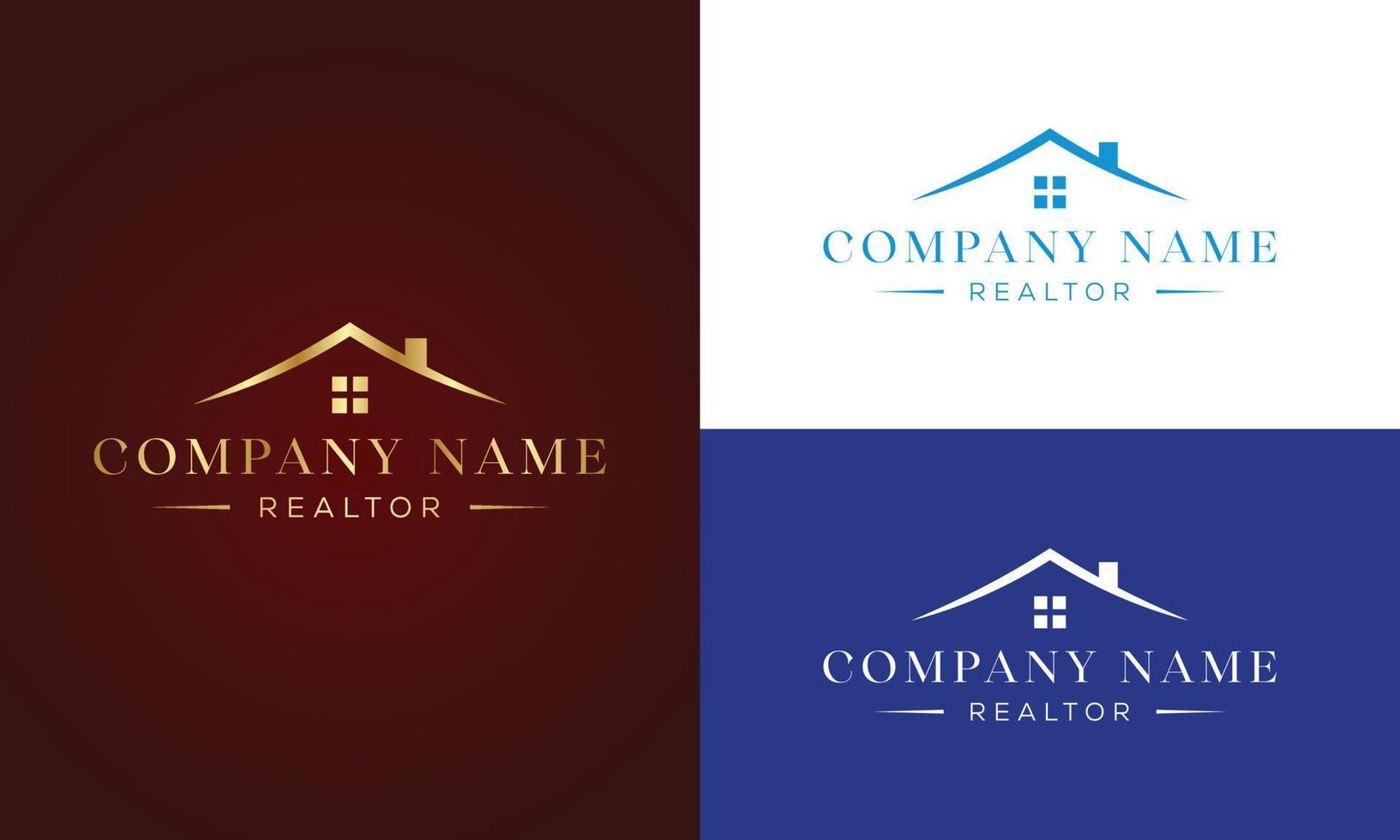 Building and Construction real estate logo design vector