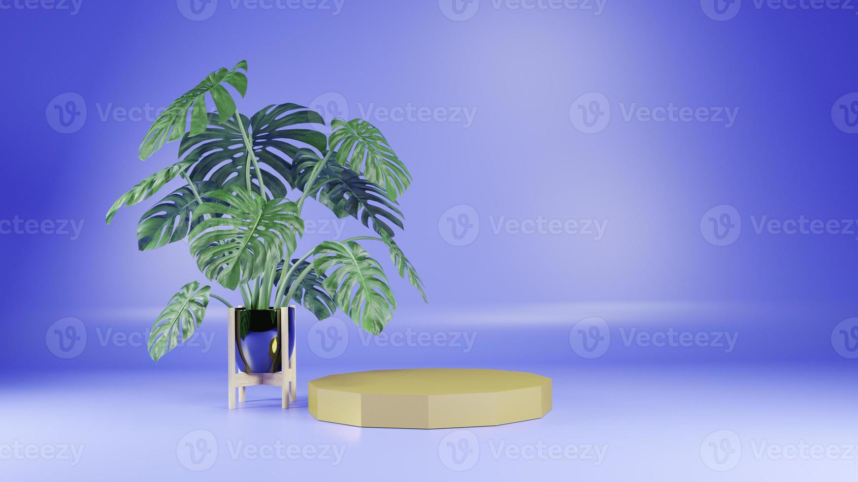 3d rendering abstract platform podium product presentation photo
