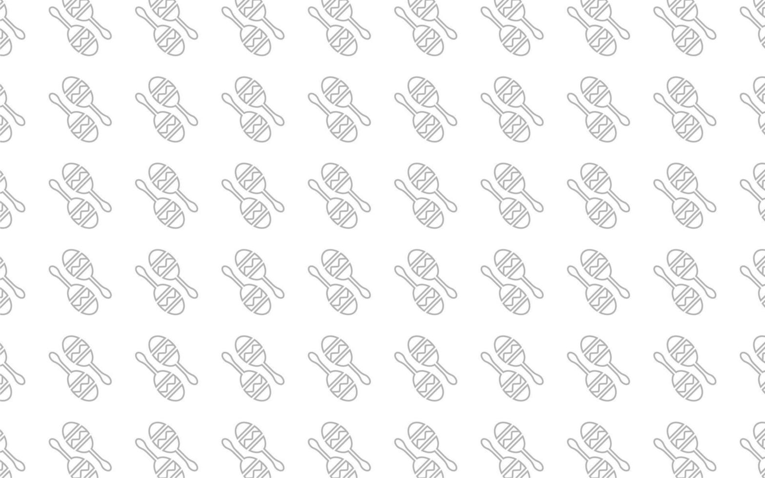 seamless pattern background with musical instrument theme vector
