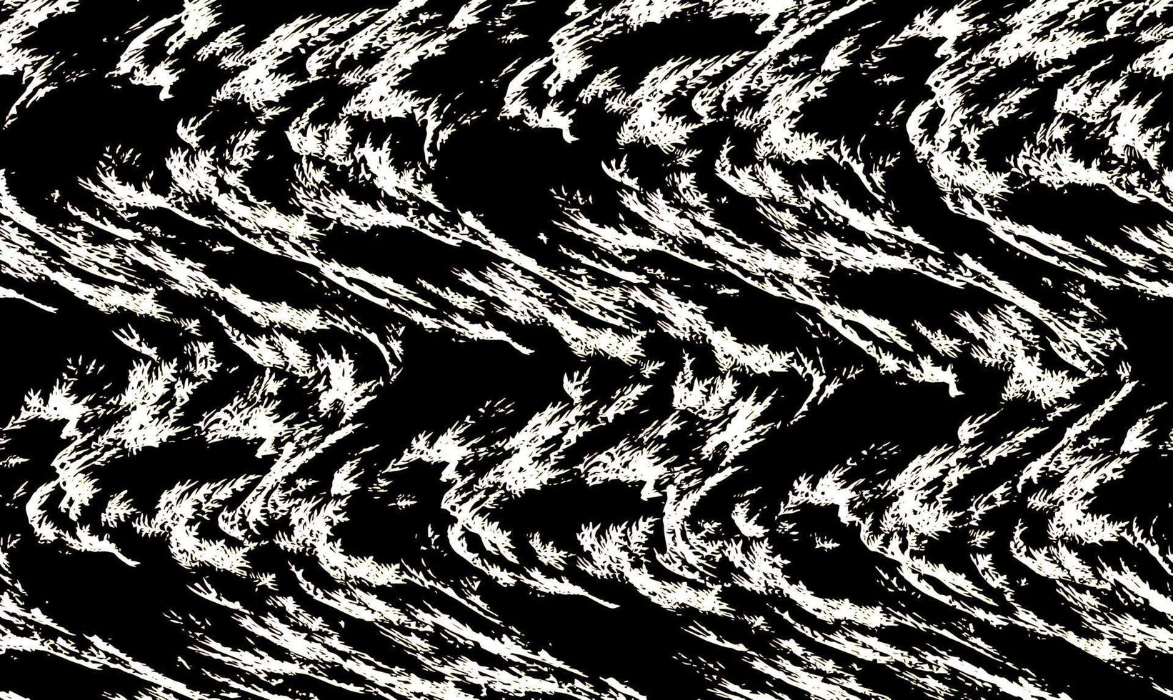 patrón abstracto en blanco y negro como psicodélico vector