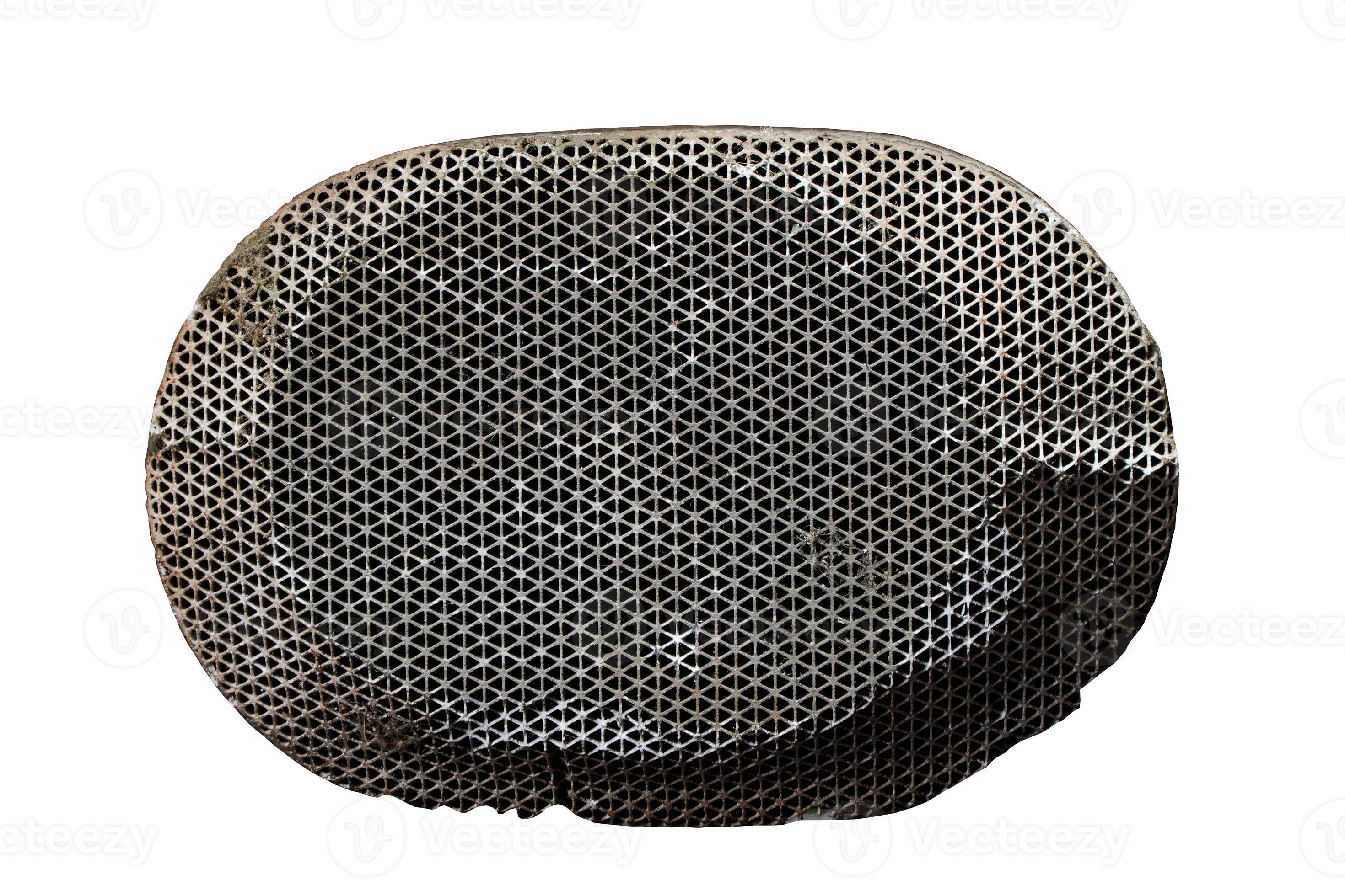 catalytic converter White background, reduce pollution,Closeup 11973273