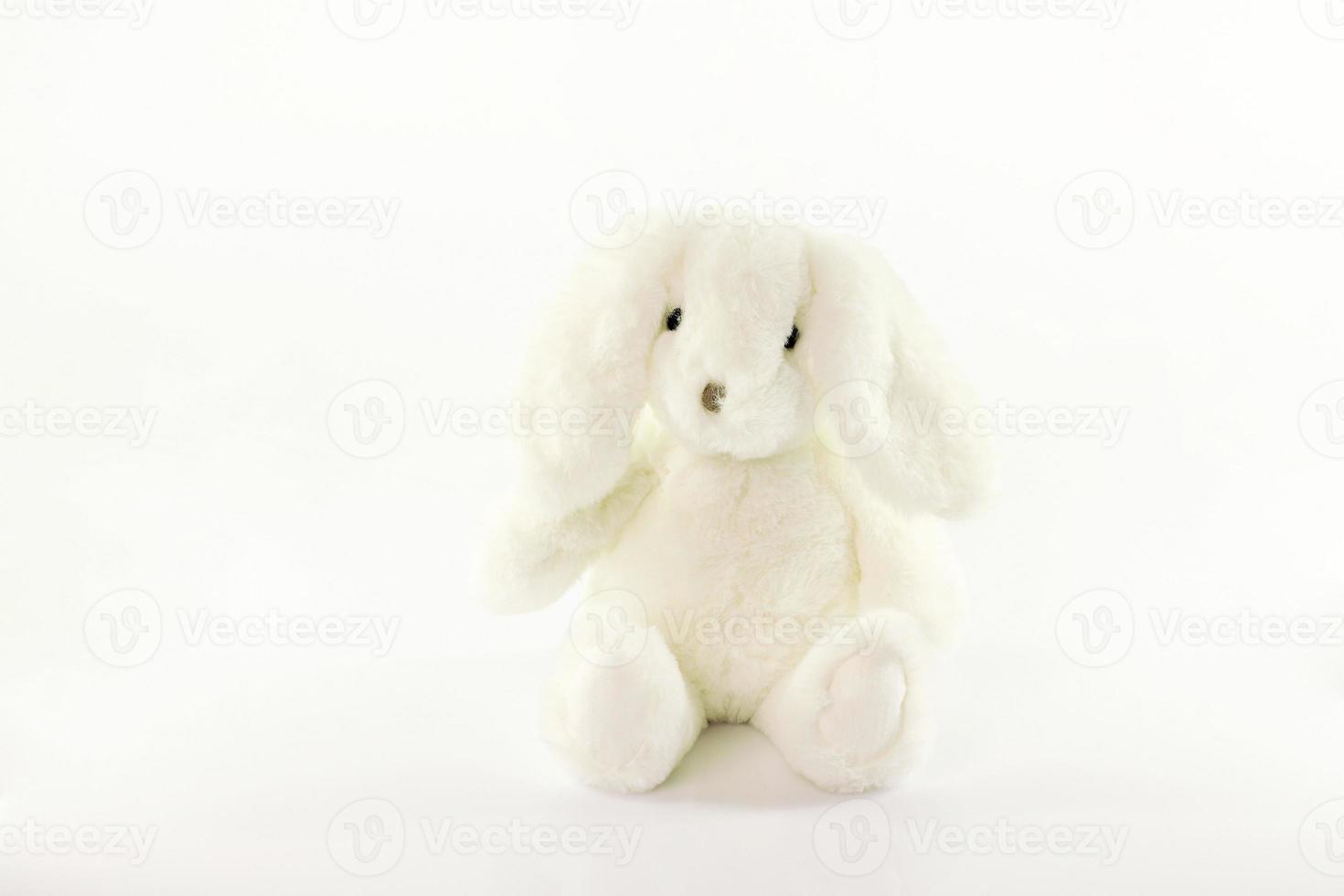 White fluffy rabbit toy, stuffed bunny 11973300 Stock Photo at Vecteezy