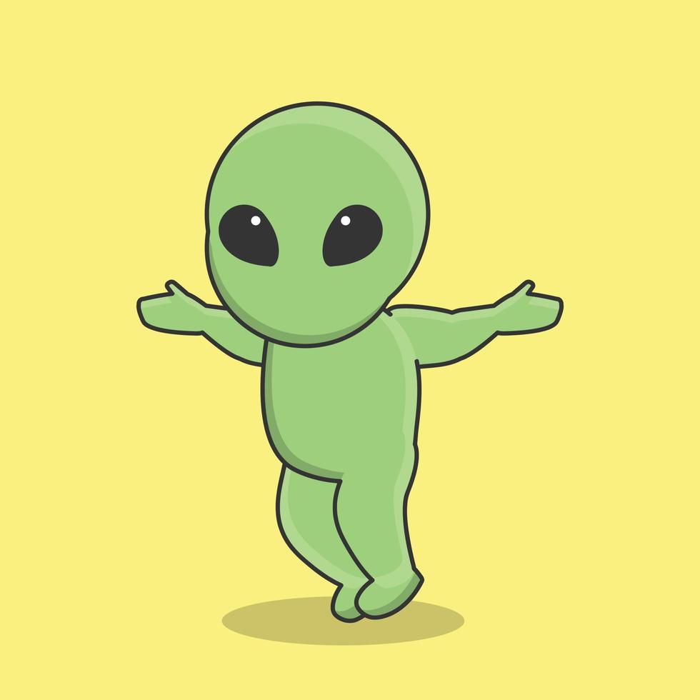 astronaut universe sky stars space ship world galaxy space alien planet character ufo cartoon moon vector