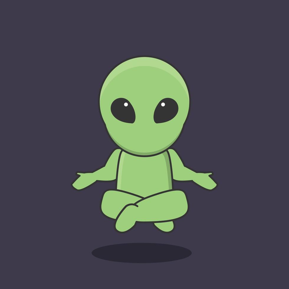 astronaut universe sky stars space ship world galaxy space alien planet character ufo cartoon moon vector