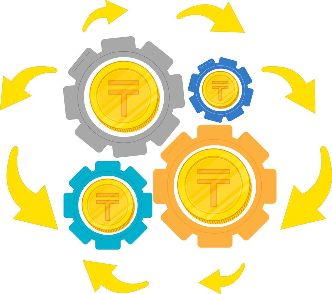 Kazakhstan vector icon