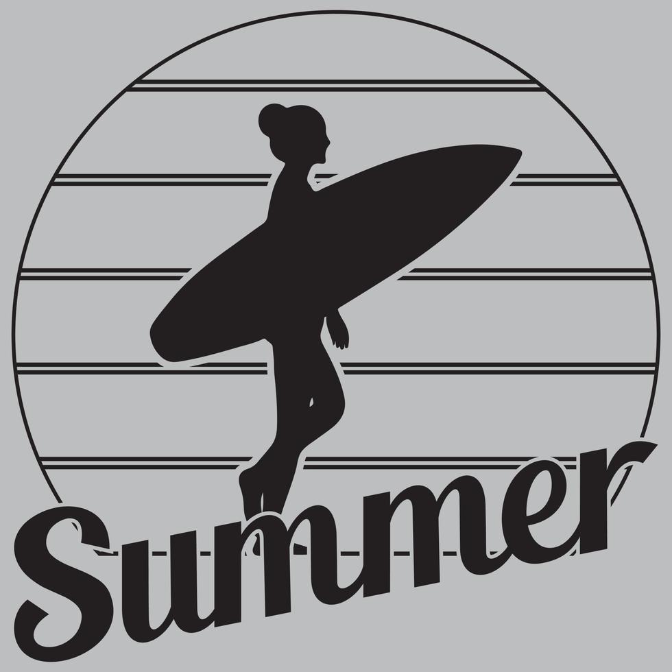 California Summer Vector T-shirt