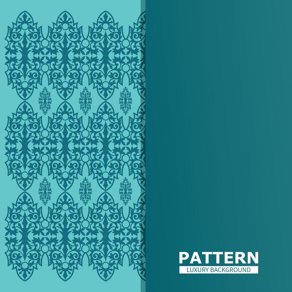 patrón floral ornamento ilustración vectorial vector