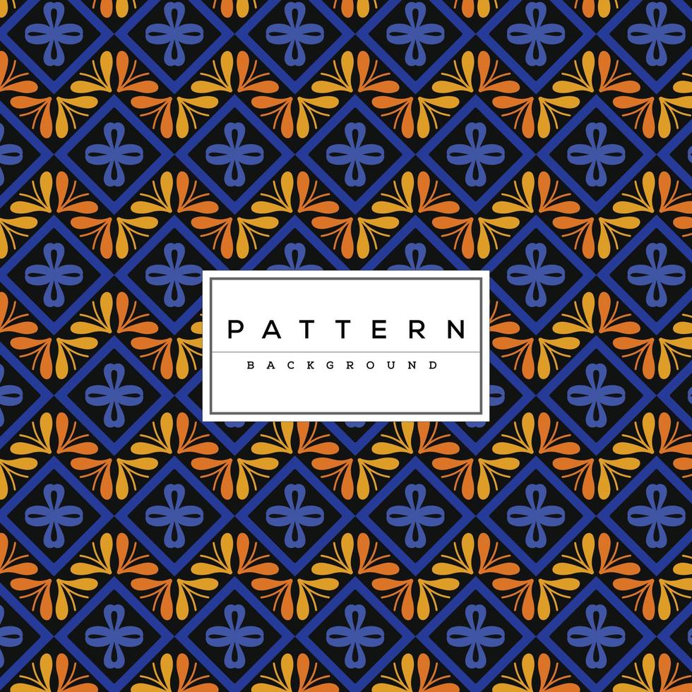 Seamless pattern vector colorful floral pattern template