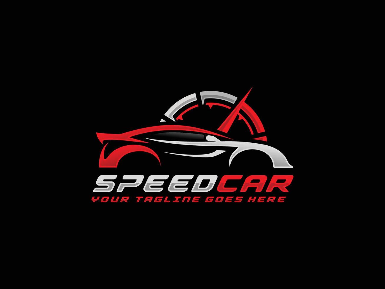 Speed car logo vector. Automotive logo vector