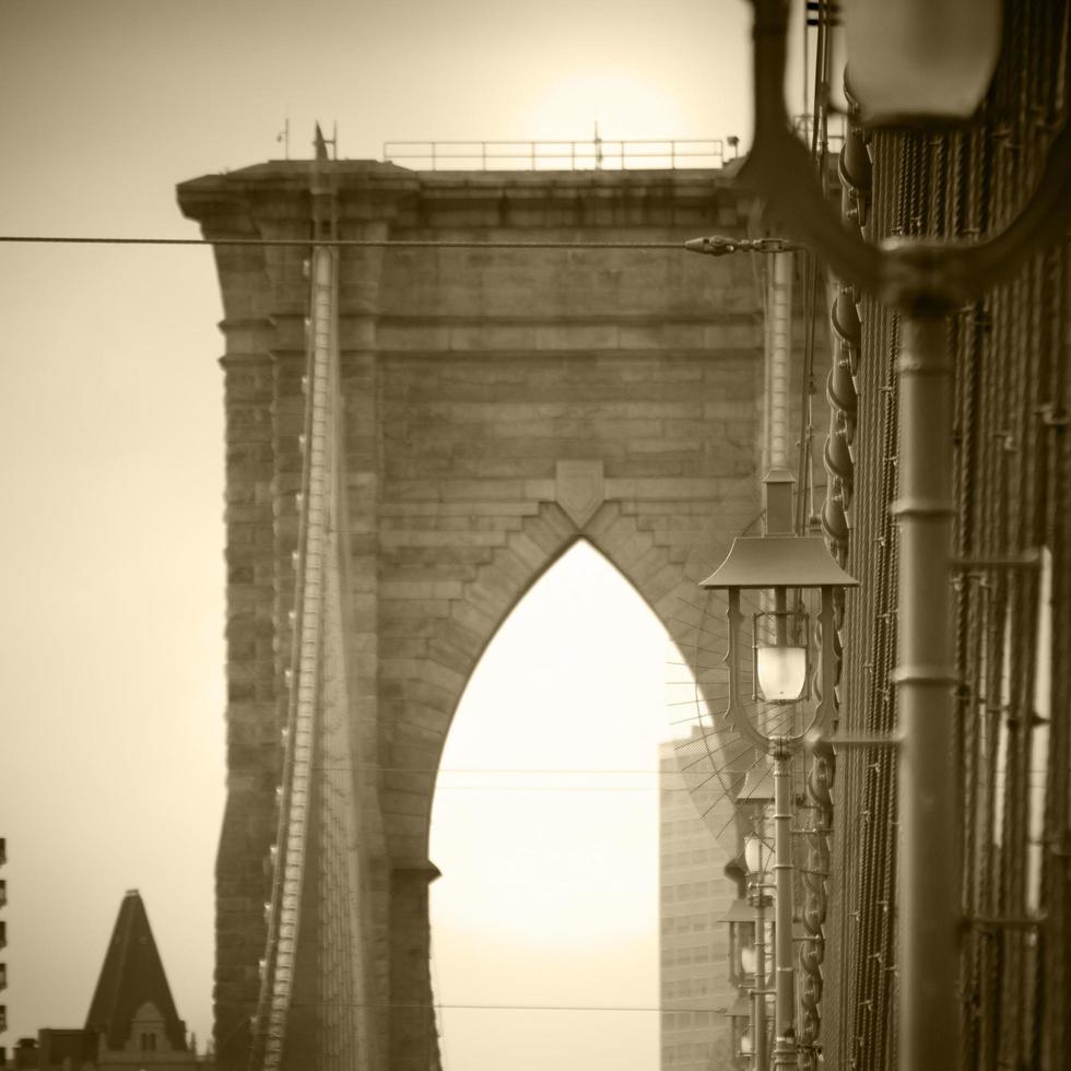 New York City Brooklyn Bridge USA photo