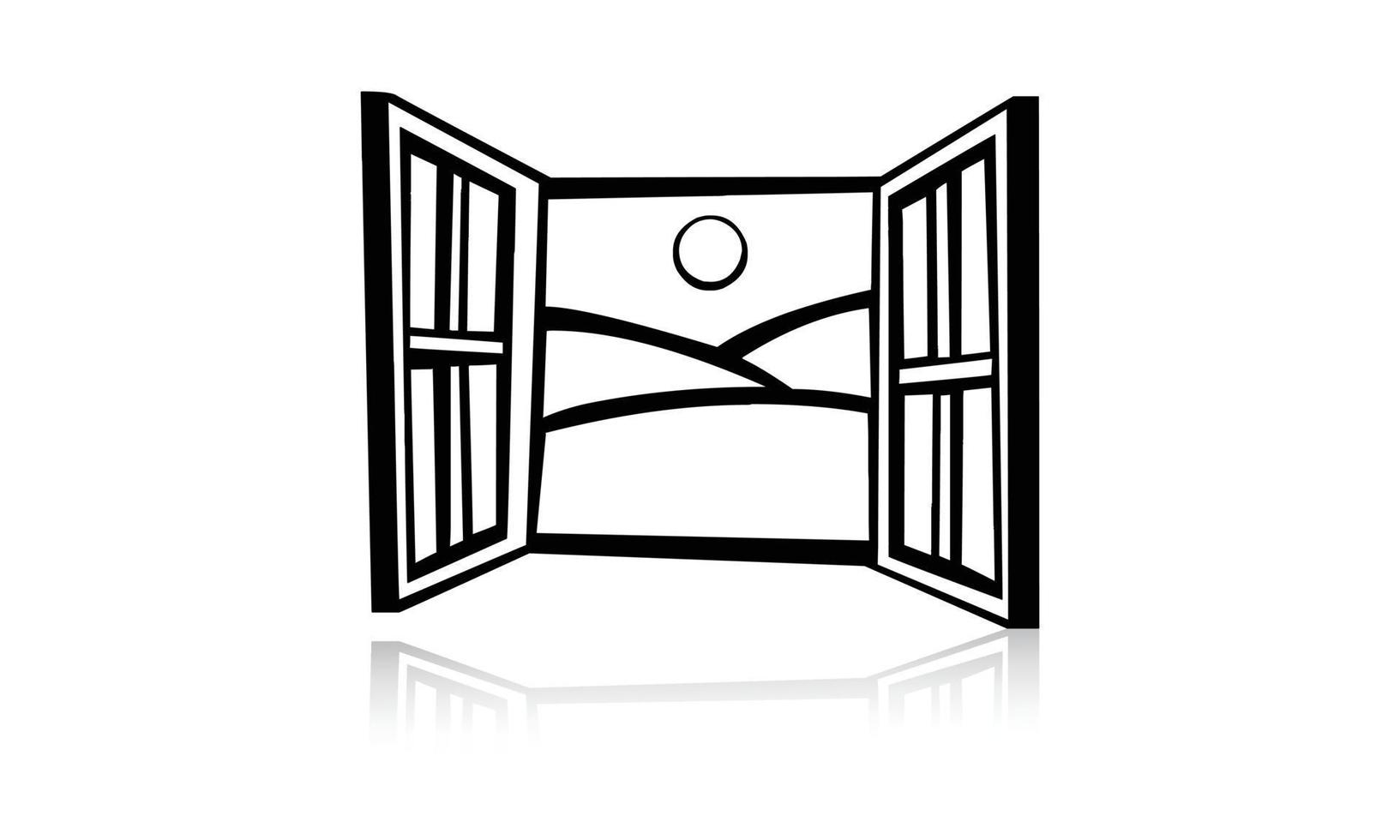 Window icon vector template