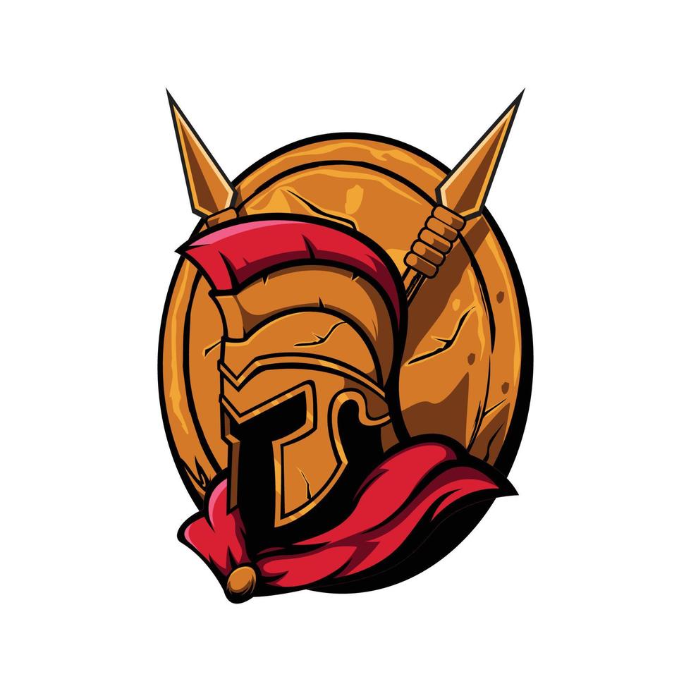 spartan design illustration. vector