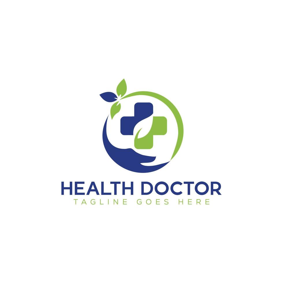 logotipo médico, plantilla de diseño de vector de logotipo de atención médica